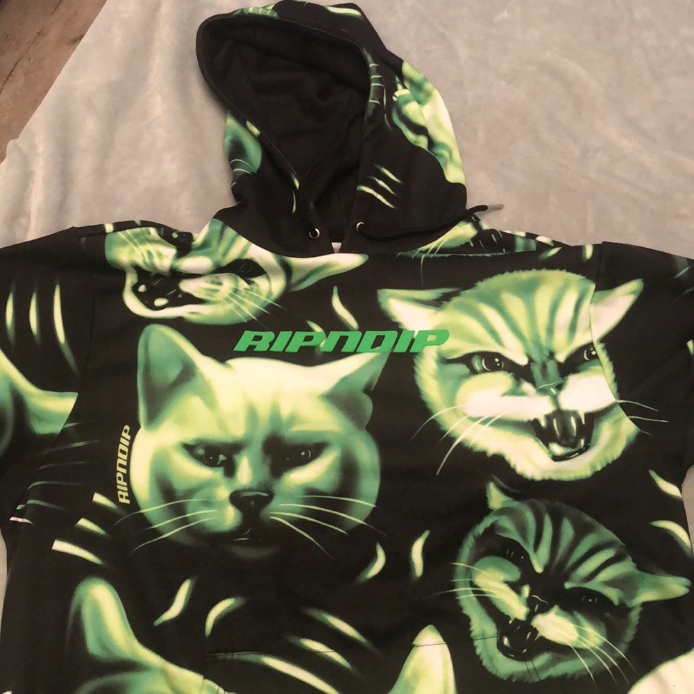 Ripndip men’s large cat hoodie